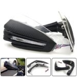 Motorcycle Hand Guards with LED Light Bike Universal Hand Protector