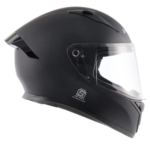 Vega Full Face Motorcycle Helmet (Black Matt)
