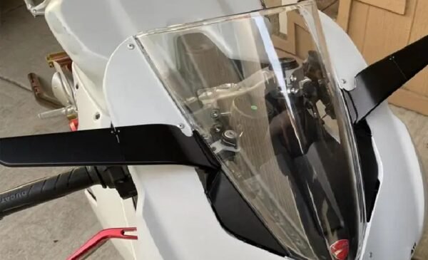 Motorcycle Mirror Side Mirrors Wind Wing Adjustable Rotating Rearview  For 2019 2020 2021 2022 23 2024 Kawasaki ZX6R ZX636 ZX-6R - Image 4